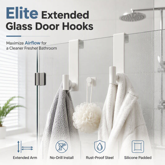 Over the Shower Door Hooks