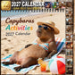 🥳2026 HOT SALE🥳💞50K+ SOLD!📢📢49% OFF ! Funny Capybara 2027 Wall Calendar – 12-Month Cute & Playful Capybara Calendar, Spiral Hanging Wall Planner for Capybara Lovers & Nature Fans