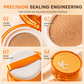 Stop Cakey Makeup Instantly! Sweatproof Vitamin C Cushion Foundation