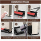 Stop Drafts Instantly! Under-Door Draft Stopper with Felt Seal