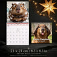 🥳2026 HOT SALE🥳💞50K+ SOLD!📢📢49% OFF ! Funny Capybara 2027 Wall Calendar – 12-Month Cute & Playful Capybara Calendar, Spiral Hanging Wall Planner for Capybara Lovers & Nature Fans