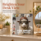 🐑 Funny Sheep Desk Calendar