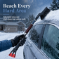 Extendable Car Snow Shovel with Snow Brush & Scraper