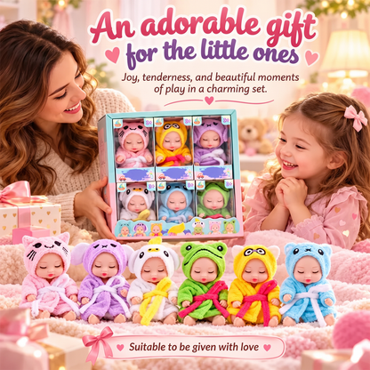 🔥Limited-Time Offer! 🧸 Mini Reborn Baby Dolls – Lifelike & Realistic, A Heartwarming Gift for Doll Lovers & Collectors 👼🎁