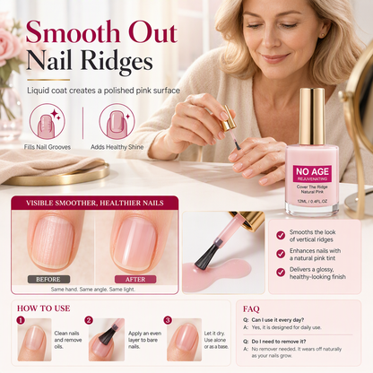 Smooth Nail Ridges Instantly! Natural Ridge Filler