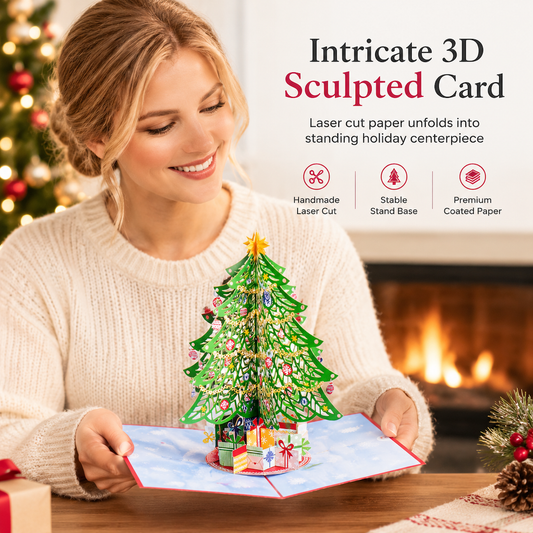 📢📢50%  OFF !! ⏰Creative 3D Pop Up Christmas Greeting Card