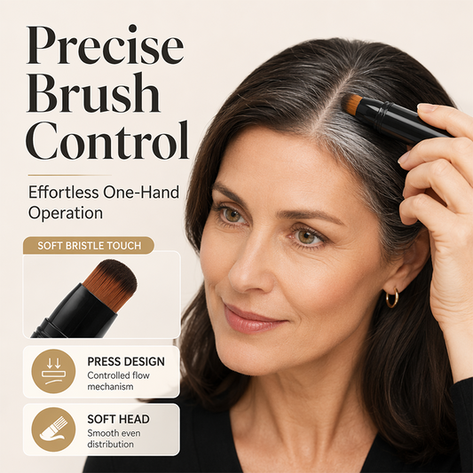 🎉 Limited-Time Offer! ✨ Gray Root Touch-Up Hair Pen – Precise Brush & Natural Shades 🌿