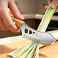 📢📢 50% OFF🌿 Multifunctional Scallion Shredder Knife – Stainless Steel Blade with Herb Stripper & Fish Scaler