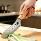 📢📢 50% OFF🌿 Multifunctional Scallion Shredder Knife – Stainless Steel Blade with Herb Stripper & Fish Scaler