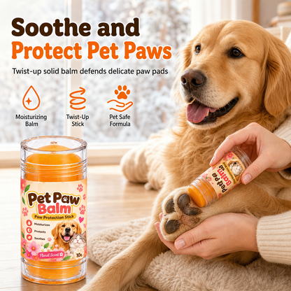 🐾 Pet Paw Balm Twist-Up Stick | Floral-Scent Paw Pad Moisturiser for Dogs & Cats