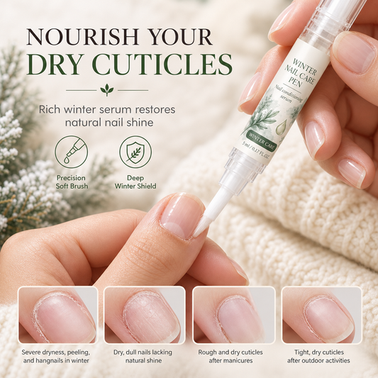 Portable Nail Care Pen for Daily Winter Nail and Cuticle Care