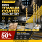 🏭✨ Factory Outlet – 50pc Titanium Drill Bit Set 🔩⚡🧰